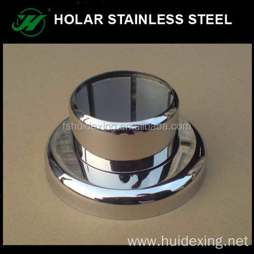 square handrail floor flange